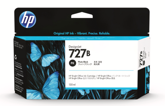 HP 727B Photo Black Ink Cartridge (130ml) 3WX14A - (price as of 0622)
