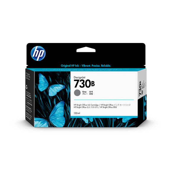 HP 730B - 3ED44A - 130 ml Gray Designjet Ink Cartridge