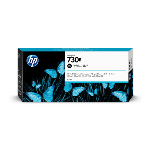 HP 730B - 3ED49A - 300ml Photo Black Designjet Ink Cartridge