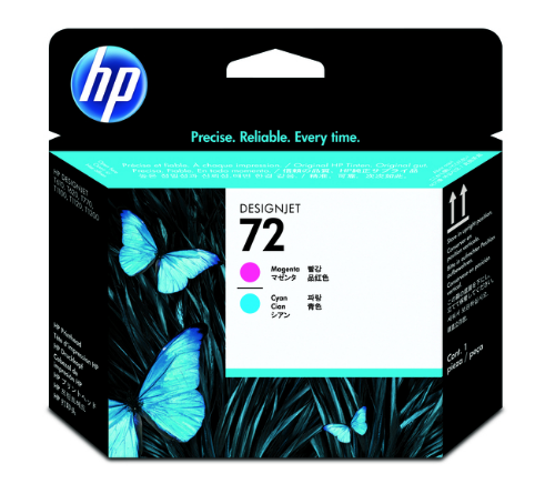 HP 72 - C9383A - Magenta & Cyan Printhead