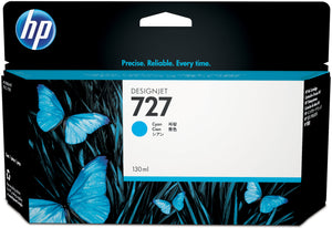 HP 727 - B3P19A - Cyan Ink Cartridge 130ml - (price as of 0622)